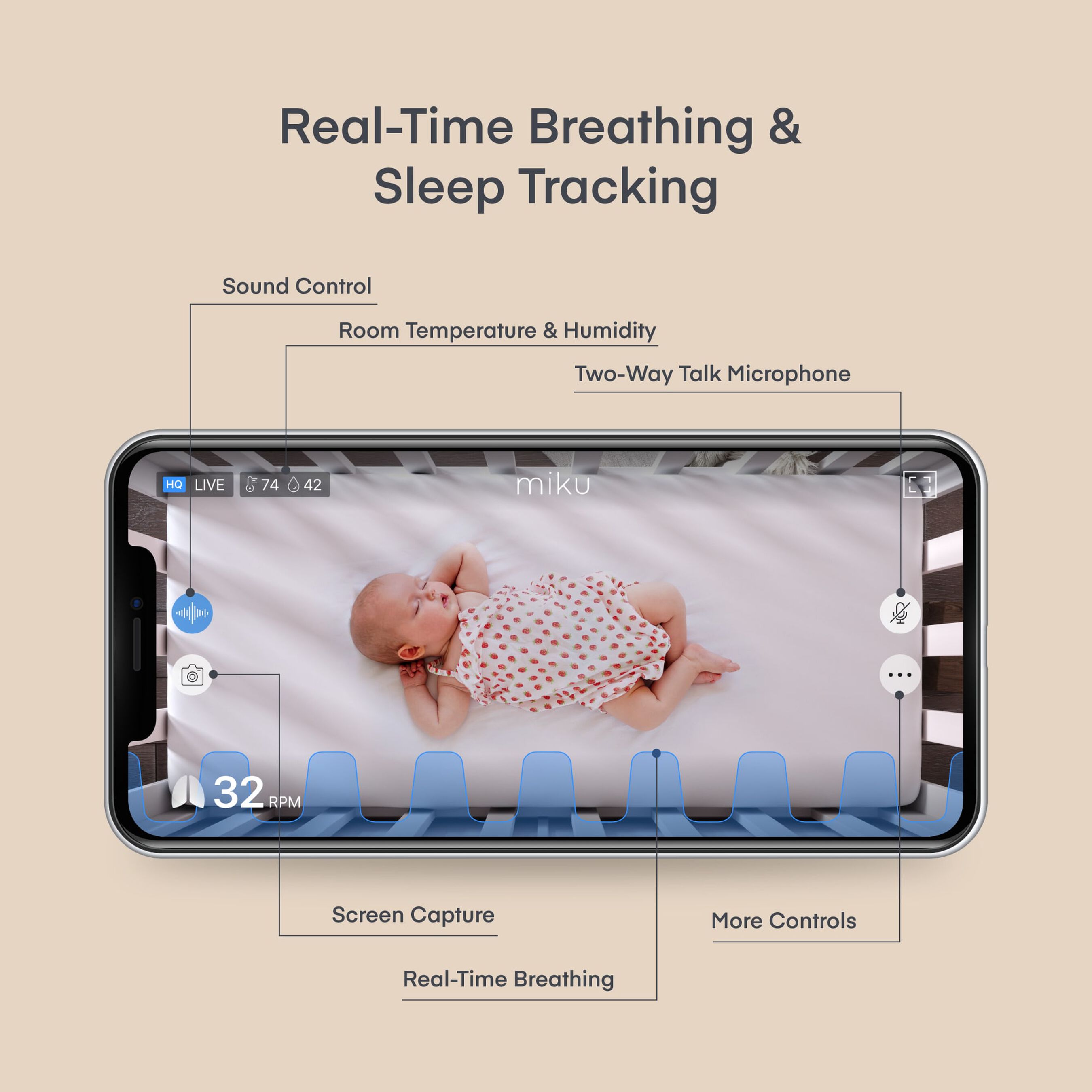 Miku Pro Smart Baby Monitor